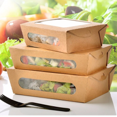 JF18-010 series paper kraft boxes with windows